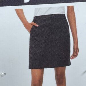 Tilley Ladies Trek Skort Black Size M Lightweight Comfortable d0622